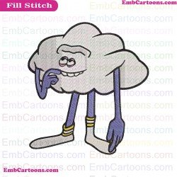 Cloud Guy Trolls Embroidery Design