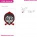 Coco Face Danger Embroidery Design