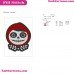 Coco Face Embroidery Design