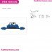 Cookie Monster Peeking Face 2 Sesame Street Embroidery Design
