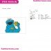 Cookie Monster With Cookies Sesame Street Embroidery Design
