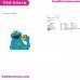 Cookie Monster With Cookies Sesame Street Embroidery Design