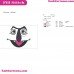 Count Von Count Face 2 Sesame Street Embroidery Design