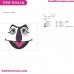Count Von Count Face 2 Sesame Street Embroidery Design