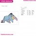 Curious Baby Eeyore Winnie The Pooh Embroidery Design