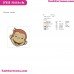 Curious George Face Embroidery Design