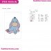 Cute Baby Eeyore Winnie The Pooh Embroidery Design