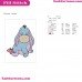 Cute Baby Eeyore Winnie The Pooh Embroidery Design