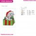 Dalmatian Dog Christmas Santa Embroidery Design