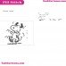Dancing Snoopy Embroidery Design