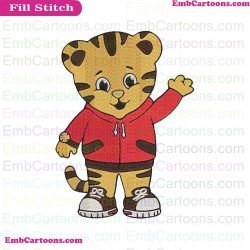 Daniel Tigers Neighborhood Embroidery Design