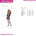 Daphne Blake Scooby Doo Embroidery Design