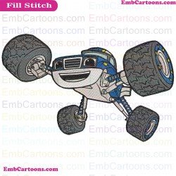Darington Monster Machines Embroidery Design