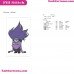 Despicable Me Evil Minion Embroidery Design