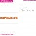 Despicable Me Logo Embroidery Design 2