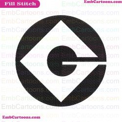 Despicable Me Logo Embroidery Design 3