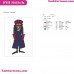 Dick Dastardly The Wacky Races Embroidery Design