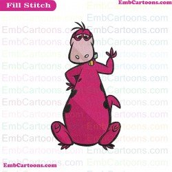 Dino The Flintstones Embroidery Design 1