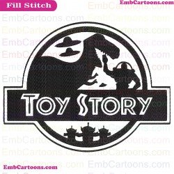 Disney Toy Story Logo Embroidery Design