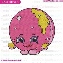 Donna Donut Shopkins Embroidery Design