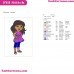 Dora And Friends Into The City Embroidery Design