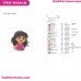 Dora And Friends Very Beautiful Embroidery Design