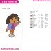Dora Back To School 2 Dora The Explorer Embroidery Design
