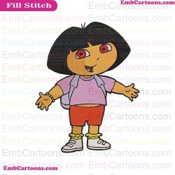 Dora Dora And Friends Embroidery Design