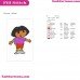 Dora Dora And Friends Embroidery Design