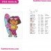 Dora With Surfboard Dora And Friends Embroidery Design