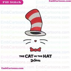 Dr Seuss The Cat In The Hat 2 Dr Seuss The Cat In The Hat Embroidery Design