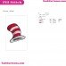 Dr Seuss The Cat In The Hat Embroidery Design
