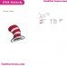 Dr Seuss The Cat In The Hat Embroidery Design