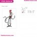 Dr Seuss The Cat In The Hat Embroidery Design 8