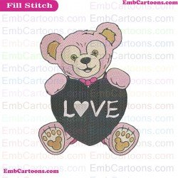 Duffy The Bear Love Duffy And Friends Embroidery Design