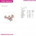 Dumbo Elephant Flying Embroidery Design
