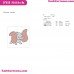 Dumbo Elephant Listening Embroidery Design