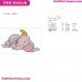 Dumbo Elephant Sleeping Embroidery Design