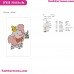 Dumbo Elephant Trumpeting Embroidery Design