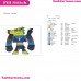 Eagleator Unikitty Embroidery Design