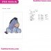 Eeyore Donkey Winnie The Pooh Embroidery Design 1