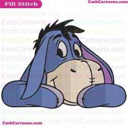 Eeyore Donkey Winnie The Pooh Embroidery Design