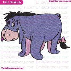 Eeyore Donkey Winnie The Pooh Embroidery Design 2