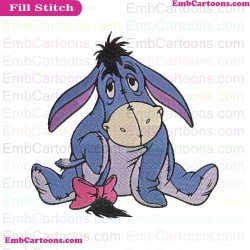 Eeyore Donkey Winnie The Pooh Embroidery Design 4