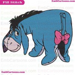 Eeyore Donkey Winnie The Pooh Embroidery Design 6
