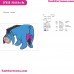 Eeyore Donkey Winnie The Pooh Embroidery Design 6