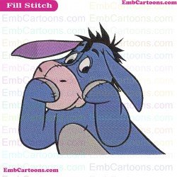 Eeyore Donkey Winnie The Pooh Embroidery Design 7