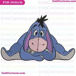 Eeyore Donkey Winnie The Pooh Embroidery Design 8