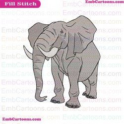 Elephants The Lion King Embroidery Design