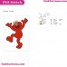 Elmo Raising His Hands And Raised His Foot Sesame Street Embroidery Design